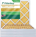 Furnace Air 15x15x2 Filterbuy (4-Pack) AC HVAC Pleated 11 Filters MERV