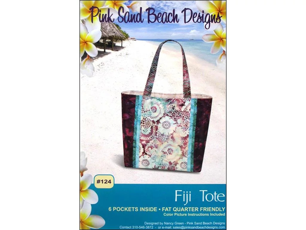 Pink Sand Beach Tote Fiji Ptrn