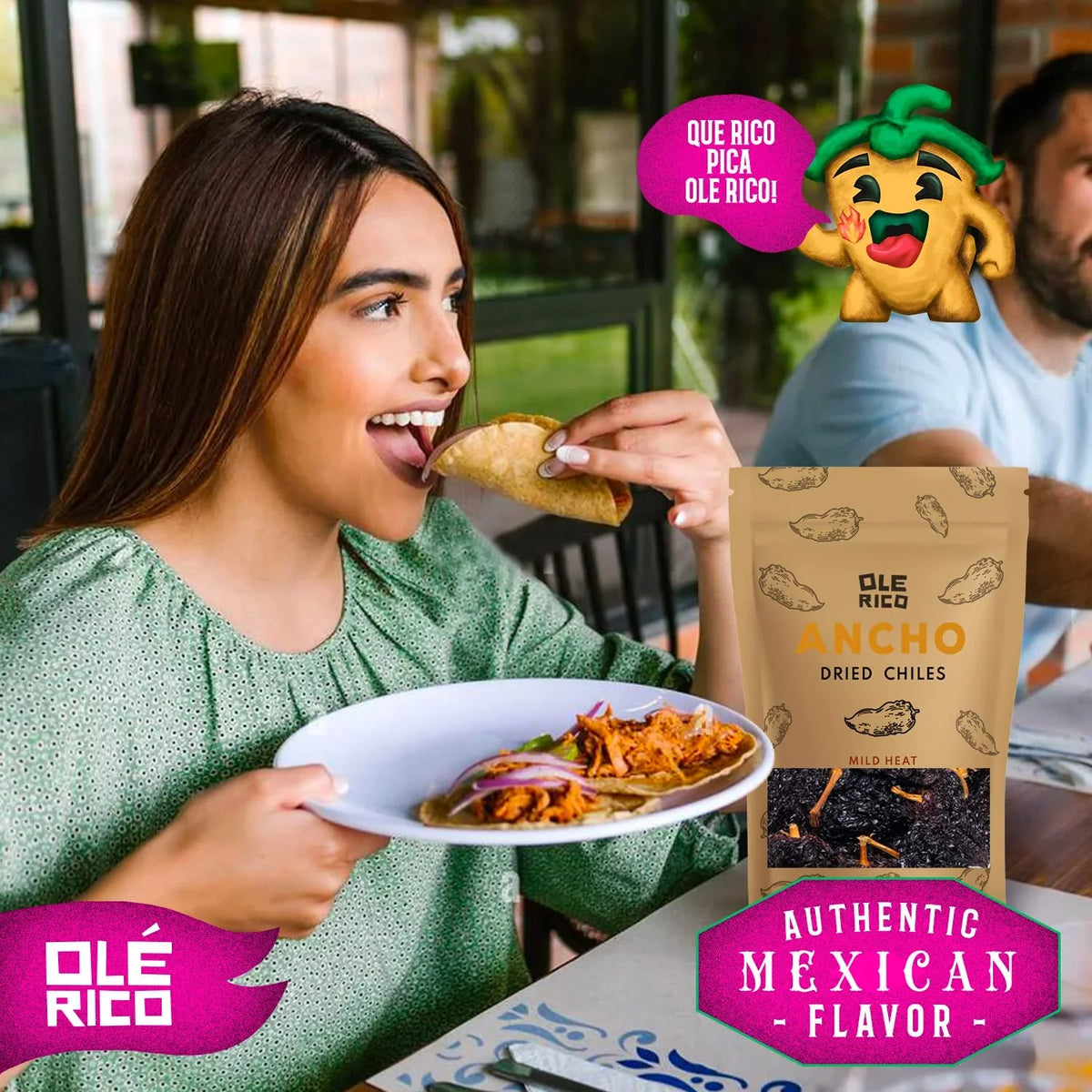 '- Bags Dried Ancho 3 Mexican and Chiles The Spicy (12 Chiles, - - oz OLÉ Pack In Peppers Great - - Trio Packaged Total) RICO Arbol Chile Recipes Chiles For Guajillo Bundle Resealable
