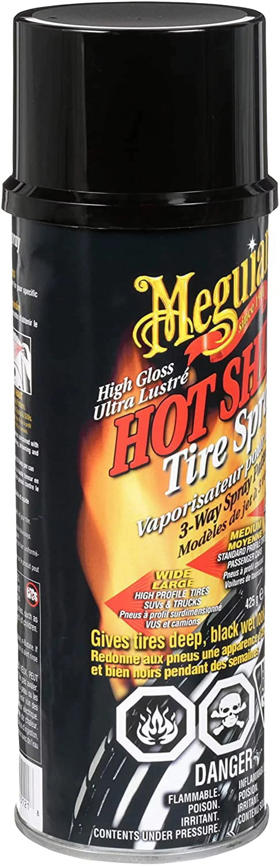 Gloss G13815 Spray - 15 High Hot 3 Coating Meguiar's Shine Can Oz Tire