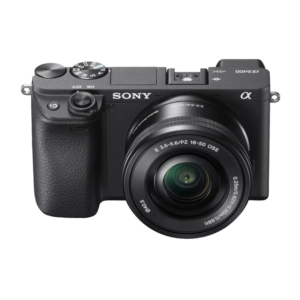 Mirrorless Bundle 16-50mm Camera Digital Holiday with (Black) Sony ILCE6400L/B