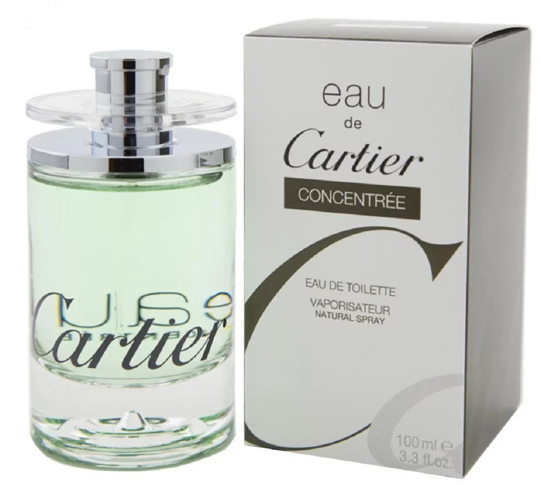 Perfume Unisex Cartier DE / 100 CARTIER * EDT CONCENTREE EAU (White) oz 3.3 ml