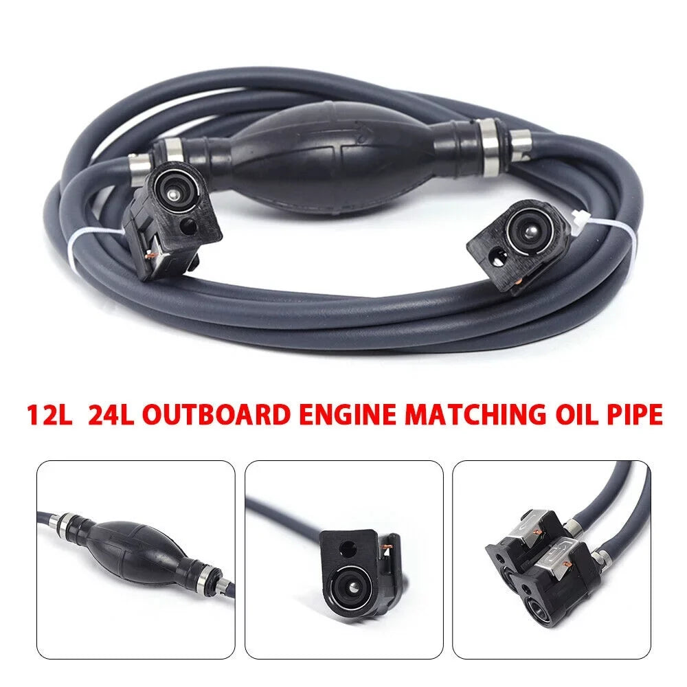 Assembly for Fuel Oil Hose Tube Line Marine Motor Boat air-filled Gas Tank Boat Connector Kayak ZhdnBhnos Outboard