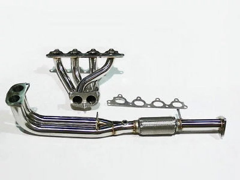 H23 Header Fitment Honda 1992 Prelude OBX-RS For Steel Stainless to Si 1996 By 2.3L