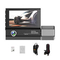 Video Gecheer 4in Cam Mirror Recorder Driving Clear 3 Recorder Safety Auto Cameras Car Dash Car Rearview Recording Car
