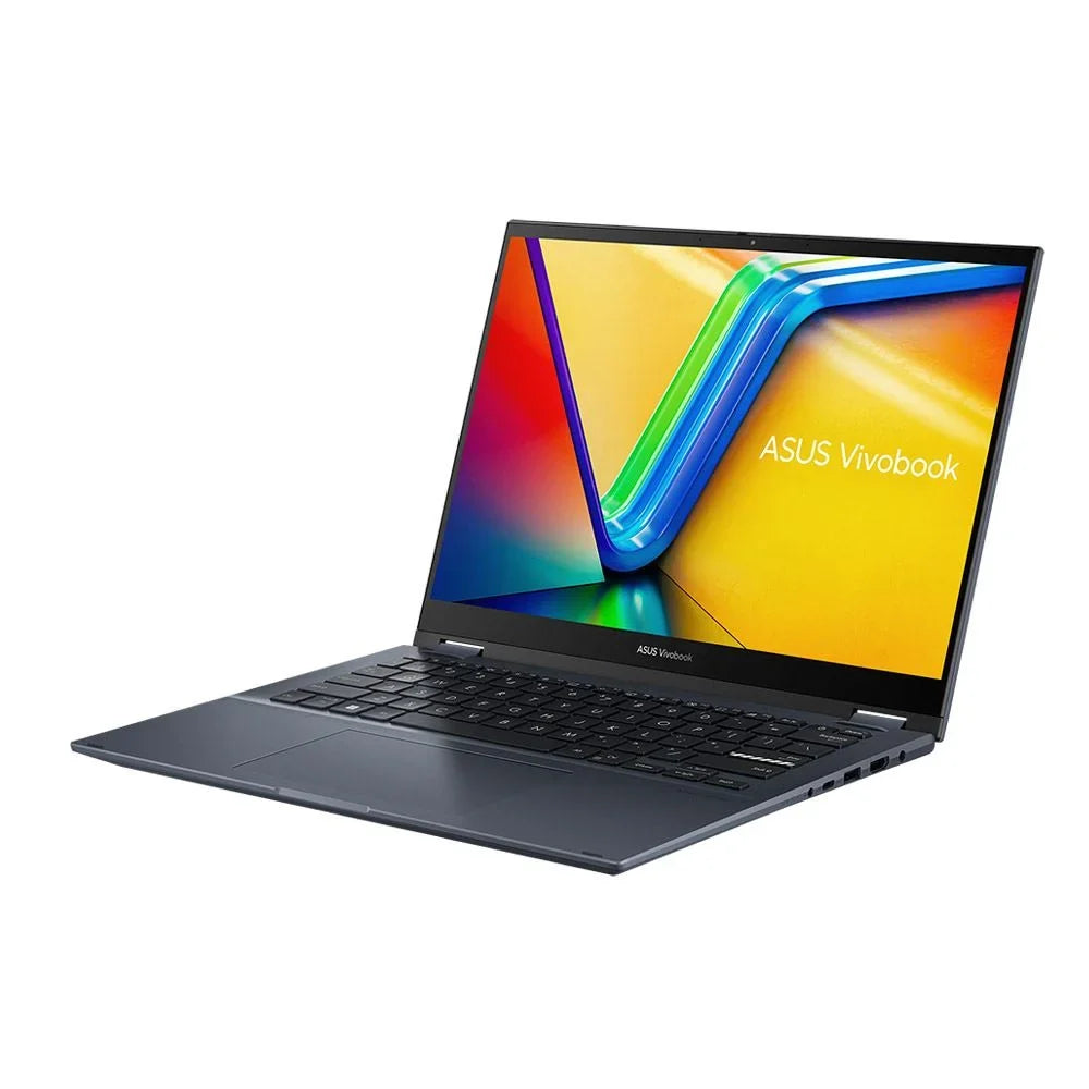Gen State Vivobook 1220P Home Solid 1.1GHz 2-in-1 Processor Quiet i3 Intel Drive Blue RAM S Intel Graphics Laptop DDR4 14" Core BT TP3402ZA-OS34T 256GB 11 WiFi 12th UHD Computer Flip 8GB Windows