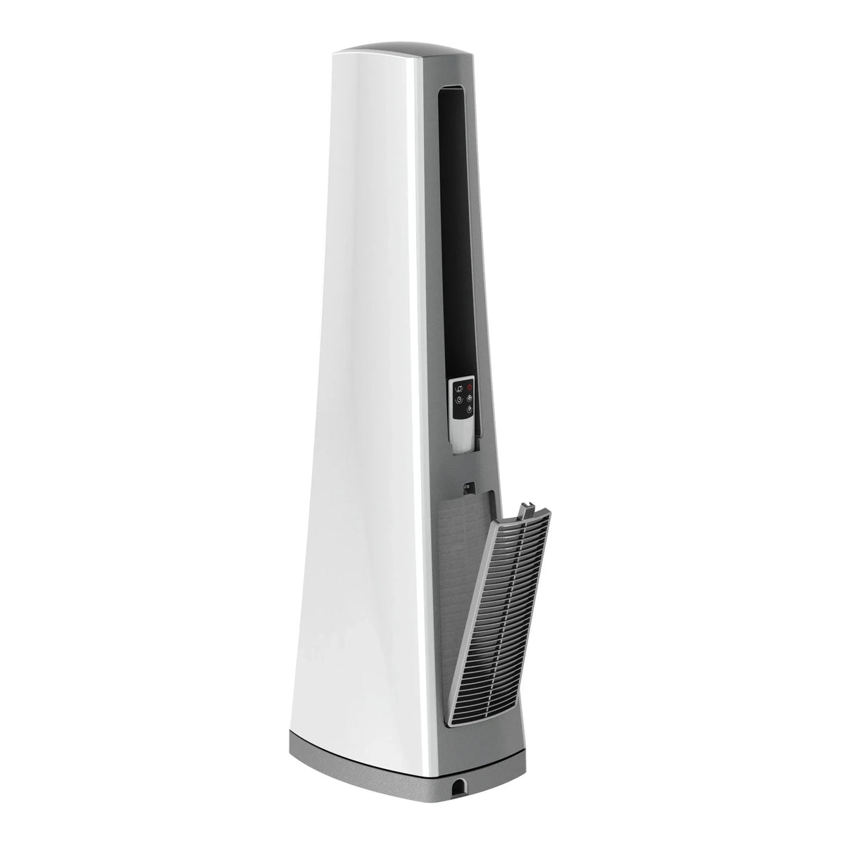 Timer Oscillating Fan Tower Bladeless Lasko and 36" AC615, 4-Speed with New Remote, Gray,