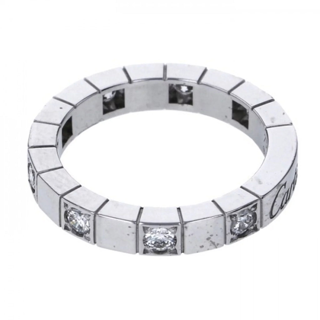 Pre-Owned K18WG Ring Gold Cartier Raniere (Good) White