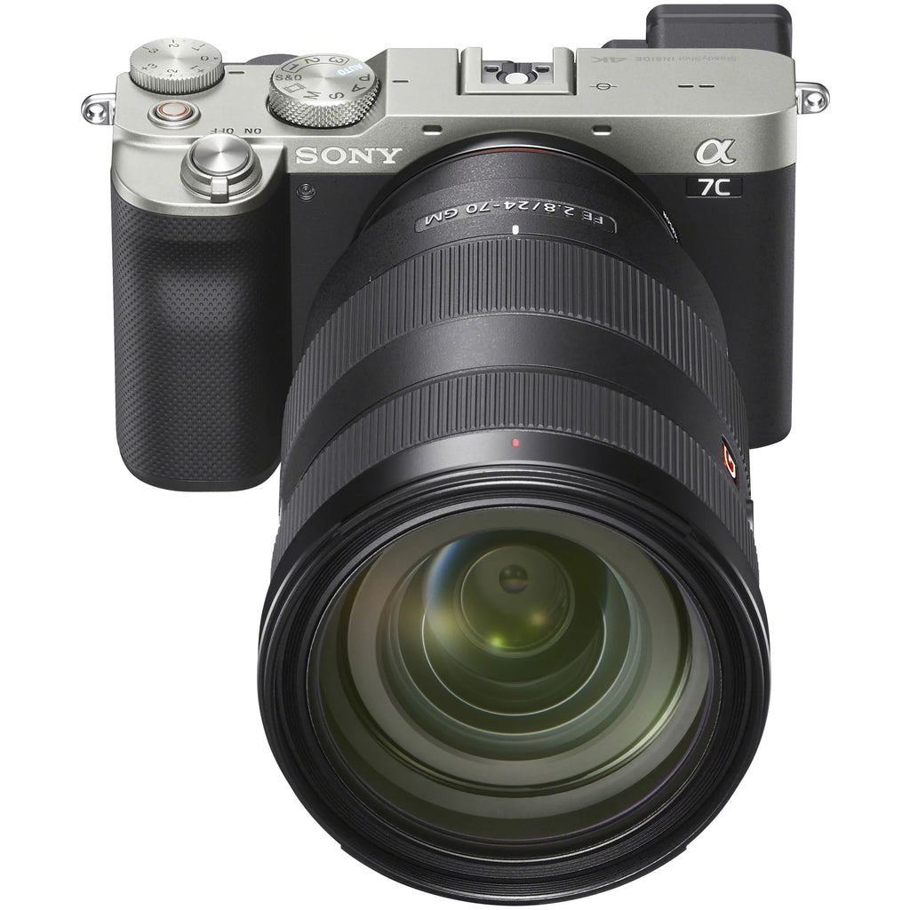 a7C GM Sony Deco w/ Case SEL2470GM and Zoom Bundle Accessories with Sony Software Master 24-70mm Lens G Backpack F2.8 FE Mirrorless Frame Camera Gear Full , Photography Silver ILCE7C/S Body
