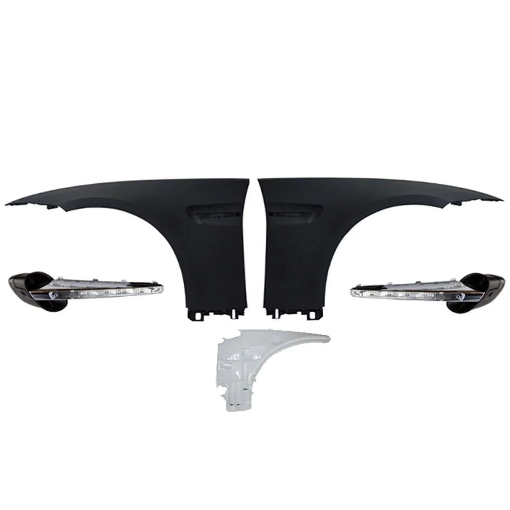 Front Fender Vent with M3 Ikon Compatible E92 Side With Motorsports 2Dr Signal LED Conversion Complete 07-13