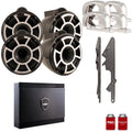 Two REV10B-SC Wet Adapters Black G3 10" G3: Swivel with & of Sounds Amplifier SDX2 Pairs Tower For Speakers Malibu