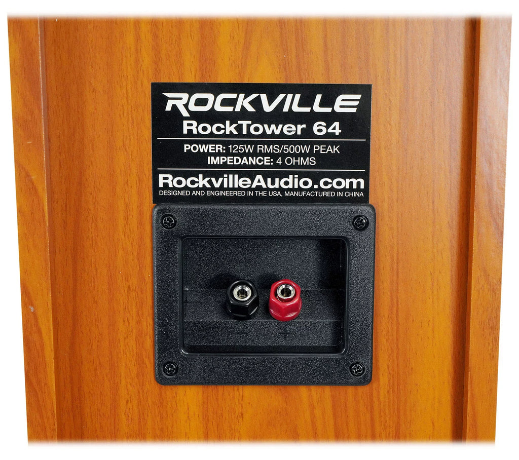 BluTube Bluetooth Rockville Tube Receiver WD + Speakers Amplifier/Home (2) Tower