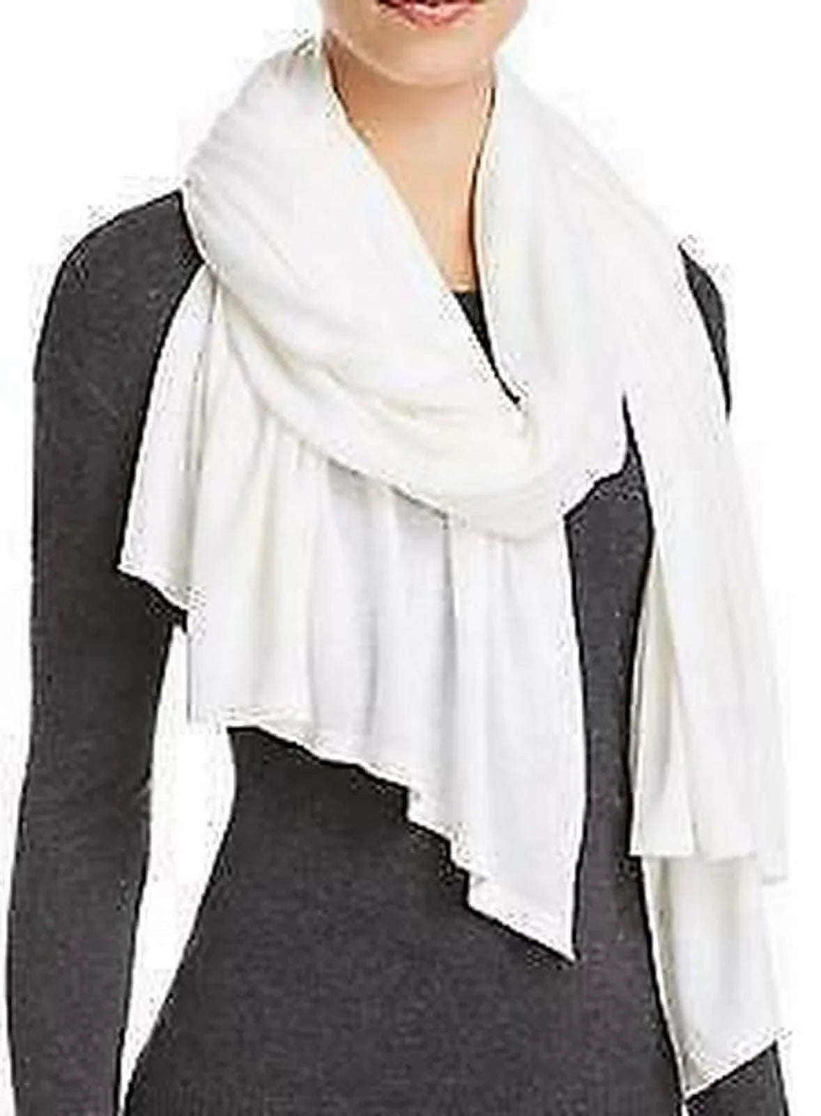 Various Colors: OS/White Oversized Scarf, Echo