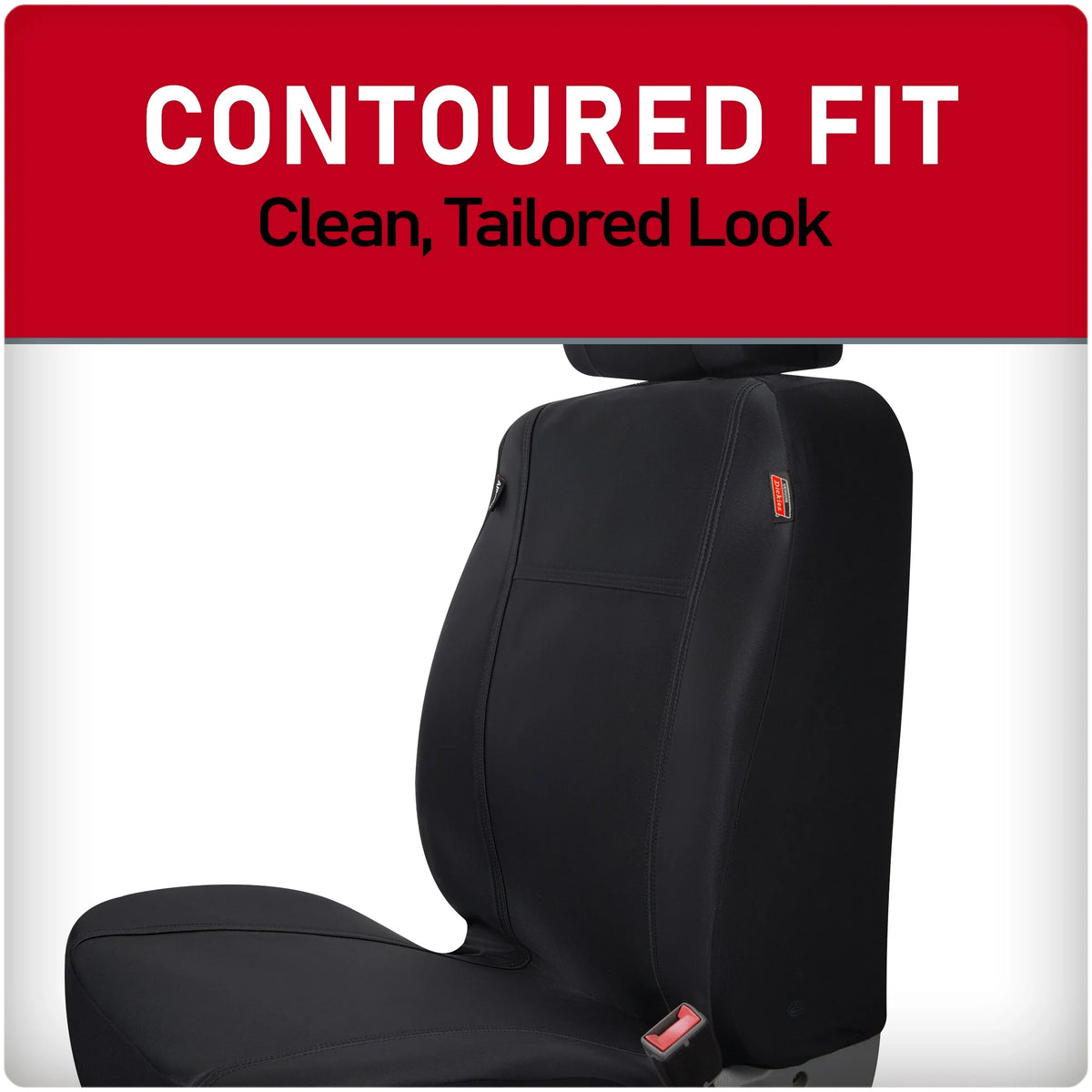 Front Dickies from Seat Car, SUV Truck, Puncture-Resistant Covers, Universal Fit 2-Piece Pets, Protect Black