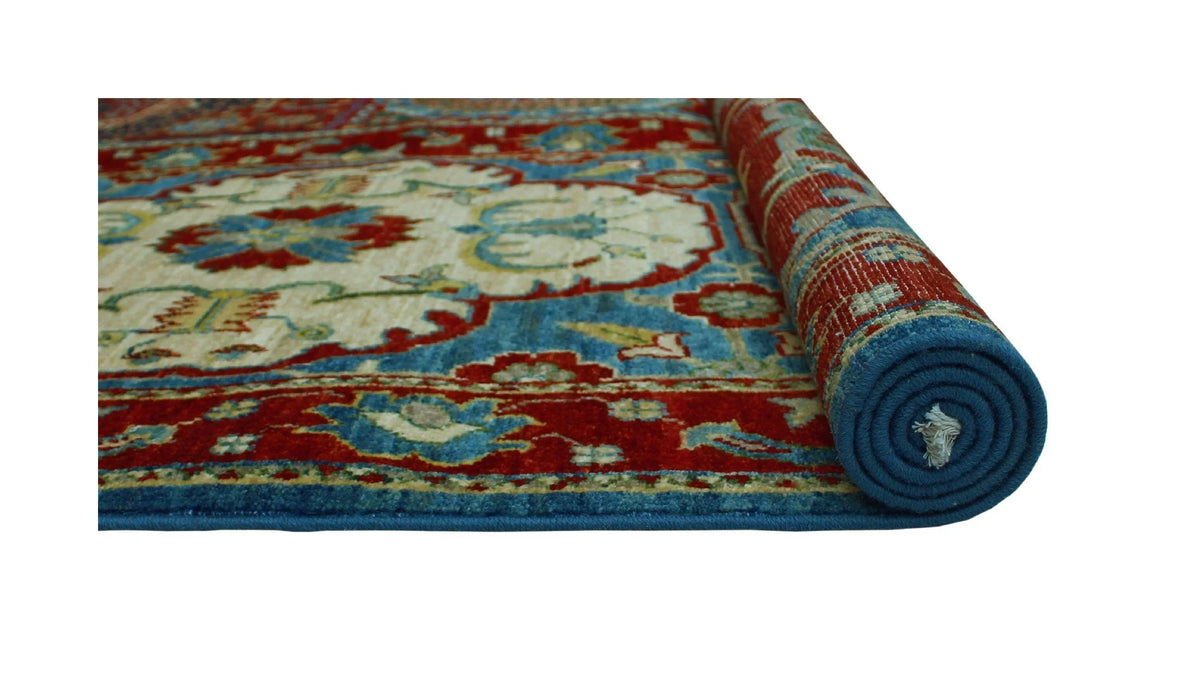 Melba Aria Runner, 9'10" x Blue/Red 2'10" Lt.