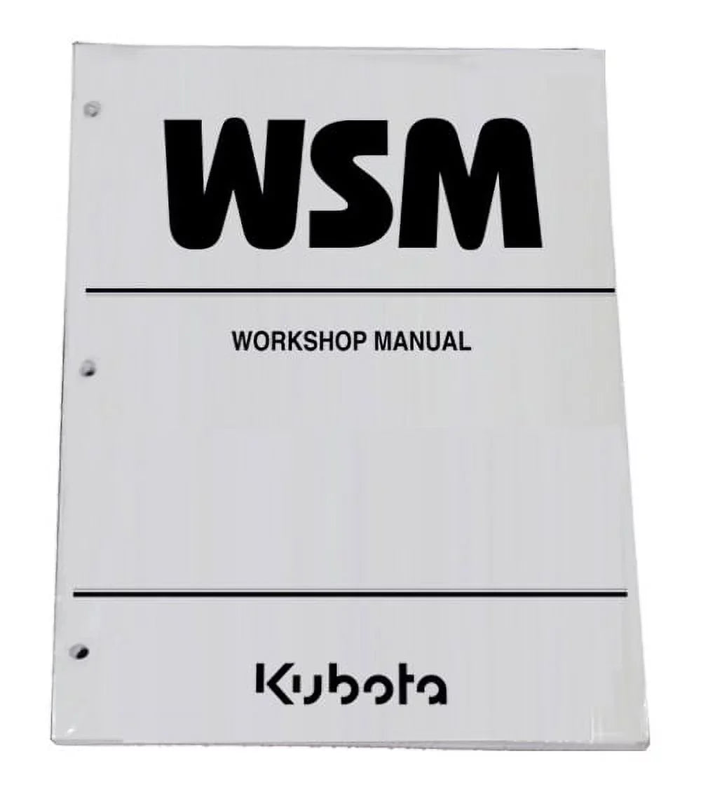 Part Workshop Manual - # Number F2000 F2400 Repair Service 97897-10284 Kubota Mowers F2100E F2100