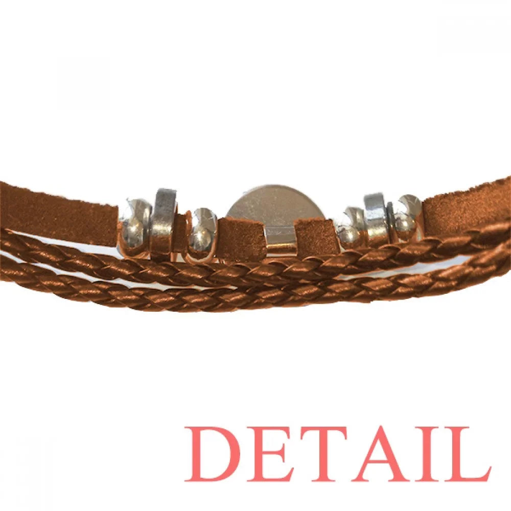Jewelry Tap Sport Ornament Bracelet Fashion Cat Leather Shows Wristband Art Deco