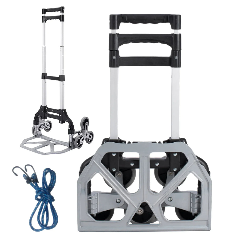 Distribution Warehouse Luggage, Truck Travel, Workplace, Shopping, For Stairs Dolly With Collapsible For Trolley Duty TOPATY | Moving Wheels Portable | Moving, Folding Heavy