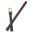 Watchband part#AU01174N Lizard Grain 09mm Brown Seiko