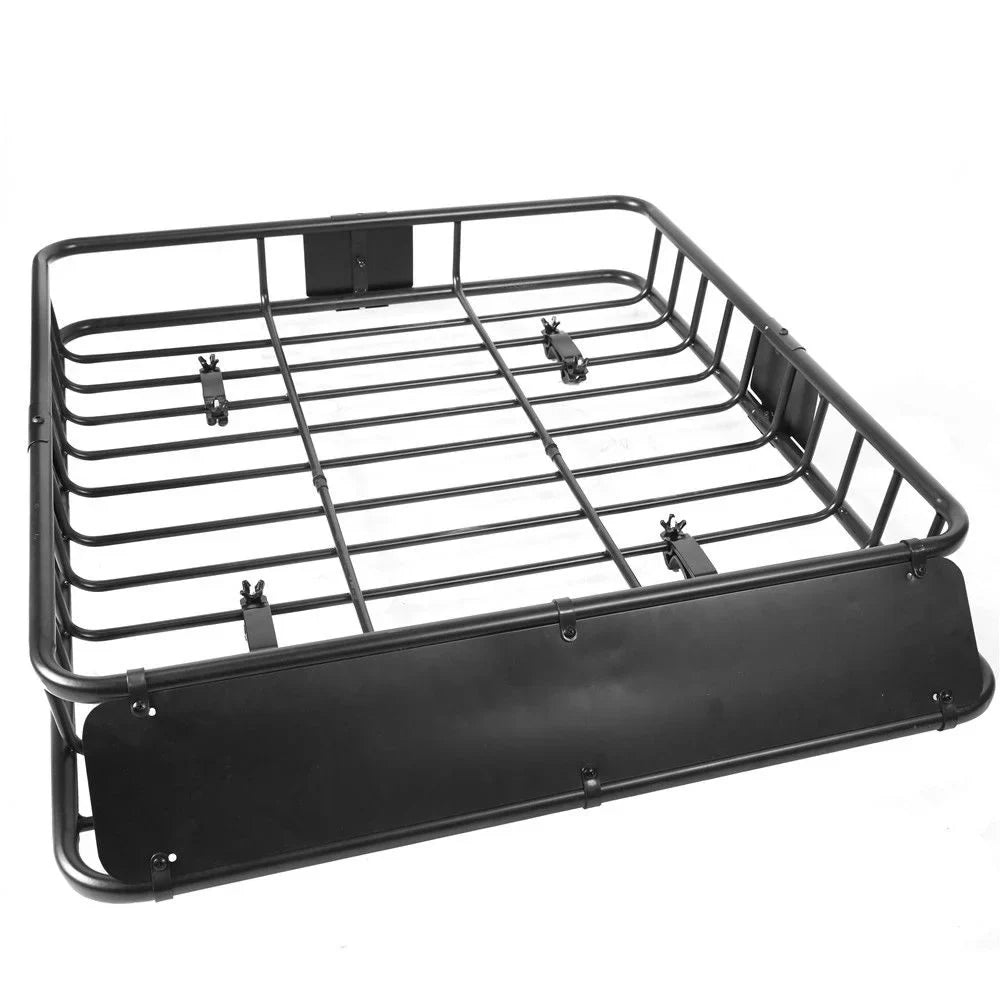 Roof 6" Top Rack Cargo x Holder - lbs Carrier 150 Carrier Cargo X Universal Steel 44" 39" Black Luggage Rooftop Jeremywell