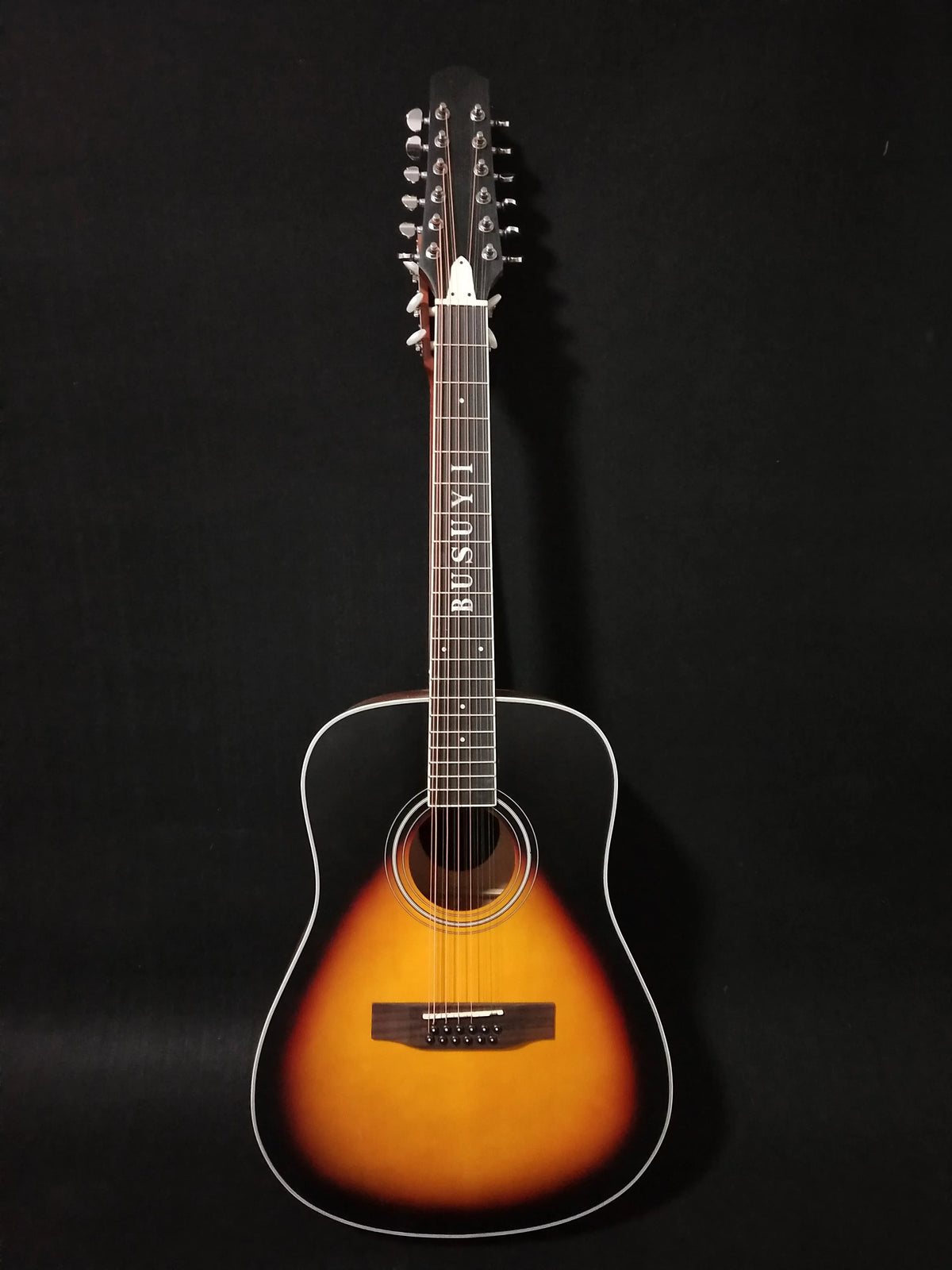 PT Double Guitar Sided Acoustic Strings Busuyi 2021 Sunset 12/6 Neck, Double