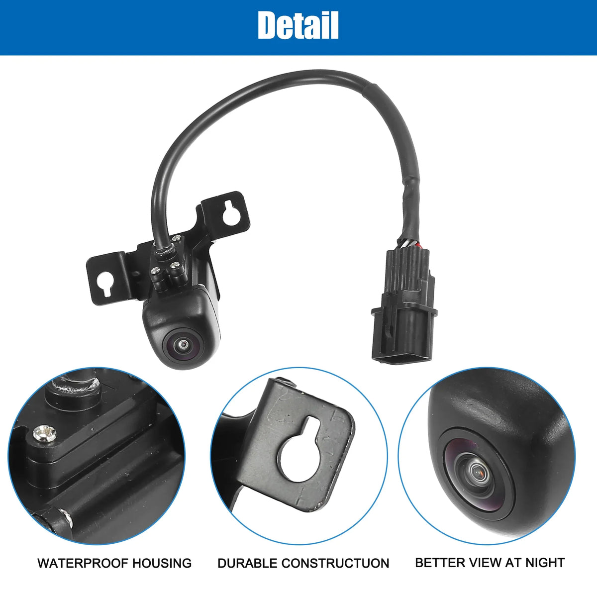 Unique Up Hyundai Santa Fit Rear for Set Bargains Sport 2017-2018 Back Camera W/ 1 No.957602W650 Fe Tool Car View