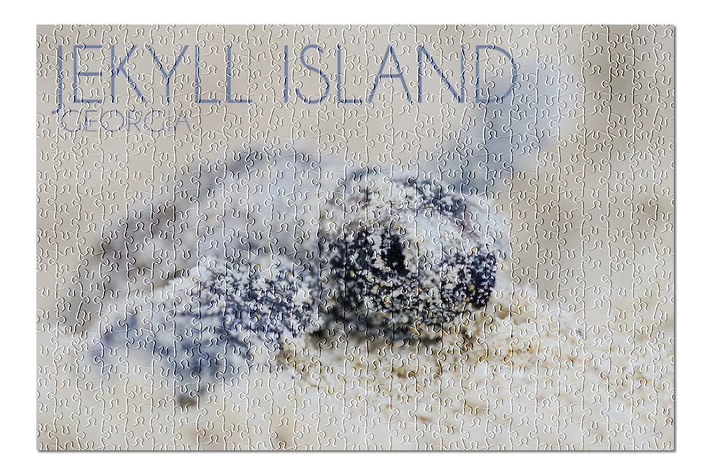 for Jigsaw Hawksbill Puzzle (19x27 USA) Georgia, 500 and in Adults Made Family, Premium Turtle Piece Island, inches, Jekyll Hatching