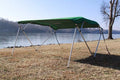 Pontoon 8' Bimini New DELIVERY) High, 4 (FAST 8' Wide, Complete TO BUSINESS 91-96" Boat Top Long, / Vortex Bow and 54" DAY SHIPPING Canopy, Green Deck Hardware Kit, 1 Frame, Wide 4 -