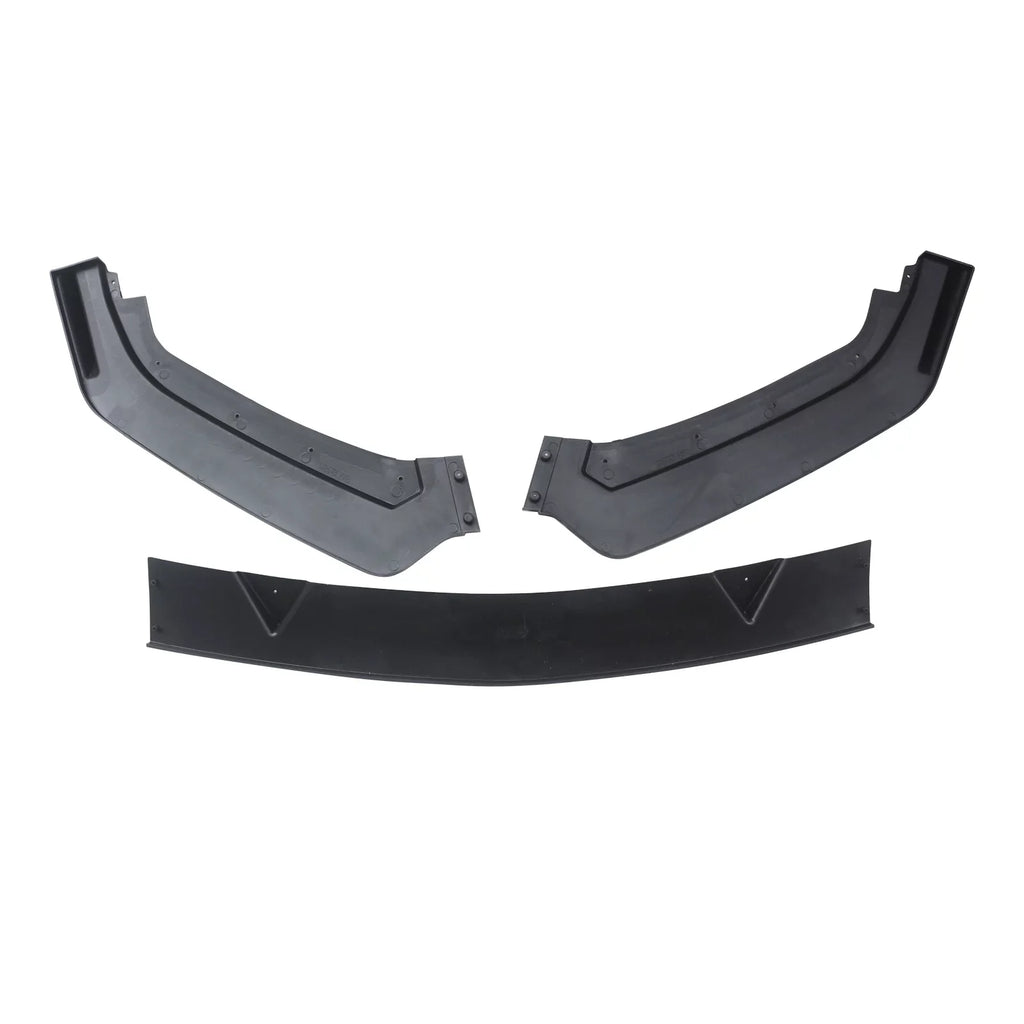 Bumper Gloss Front 2017-2023 for 3PCS NINTE Infiniti Q60 Black Lip