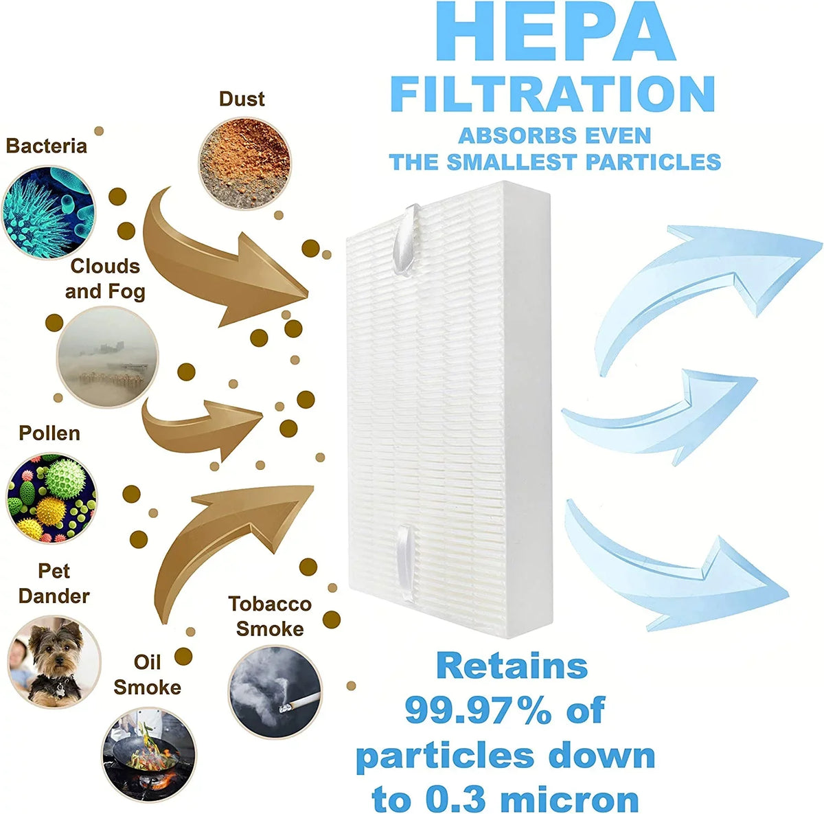 with Filter HPA-090 HPA-300 HPA-200 HPA300 HRF-R1 2-Pack Compatible fits Filter HRF-R3 HQRP HPA090 models Honeywell HRF-R2 HPA200 Replacement R HPA-100 HPA100 HPA250 HEPA HPA-250