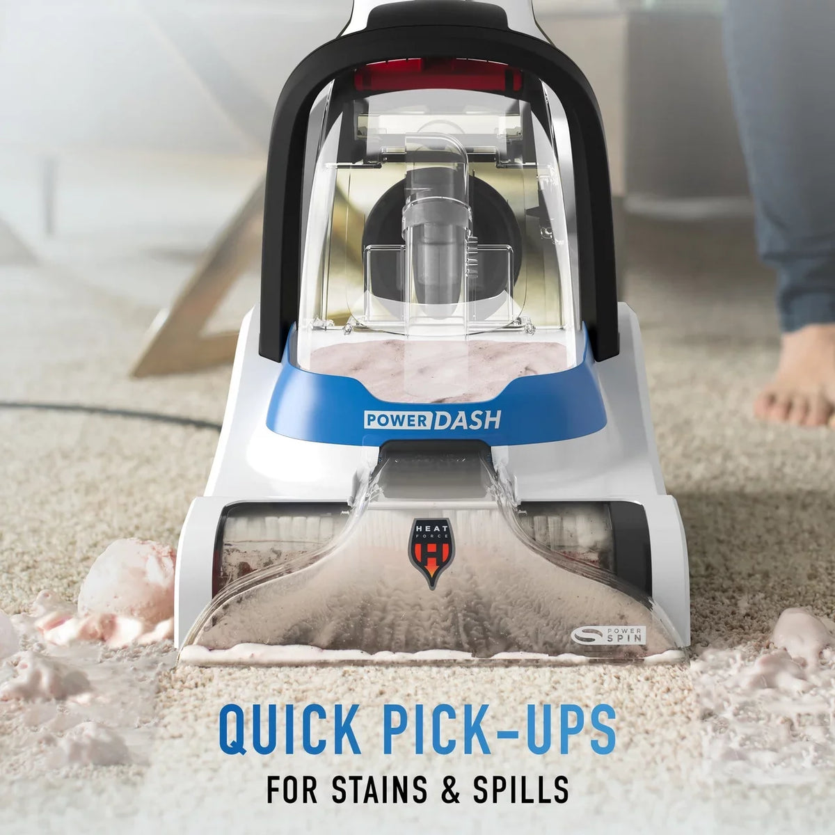 Antimicrobial Pet Carpet Brushes Cleaner Pet FH50710 with Hoover Compact PowerDash