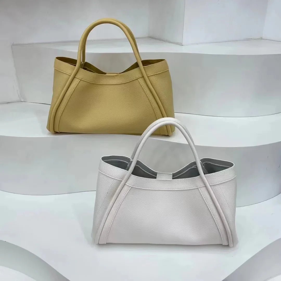 Bag Work Namzi for Women,Slouchy Oversized Bags,Genuine Capacity Tote Bag（White） Vegan Leather Tote Leather Shoulder Large