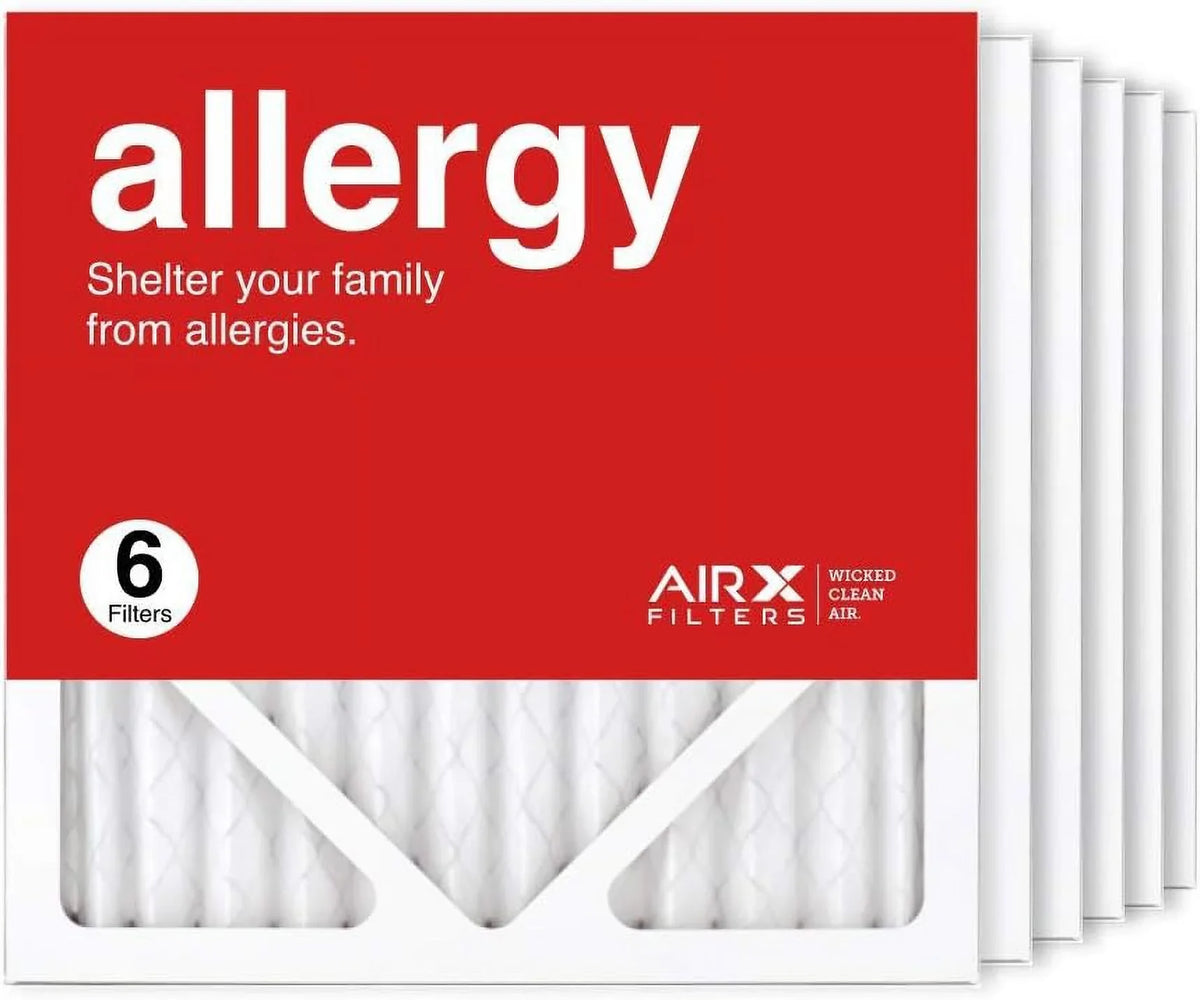 11 Made 6-Pk, Air Filter, Furne Filter The Air MERV 12X12x1 In HV Pleated Allergy