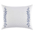 (Pack Home Pillow and Decorative Bedroom x 1), for (16" of 20") Charlotte Throw Throw Designer cor, Pillow, Collection Living Charlotte Room Laura Ashley D Quality, Decorative Premium Blue/White 1 Pillow Perfect Count Blue/White
