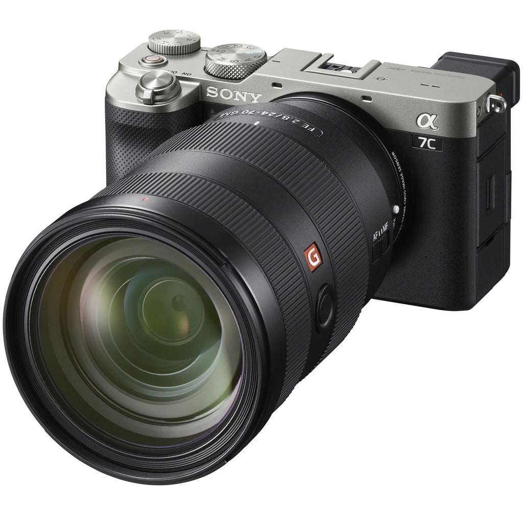 a7C GM Sony Deco w/ Case SEL2470GM and Zoom Bundle Accessories with Sony Software Master 24-70mm Lens G Backpack F2.8 FE Mirrorless Frame Camera Gear Full , Photography Silver ILCE7C/S Body