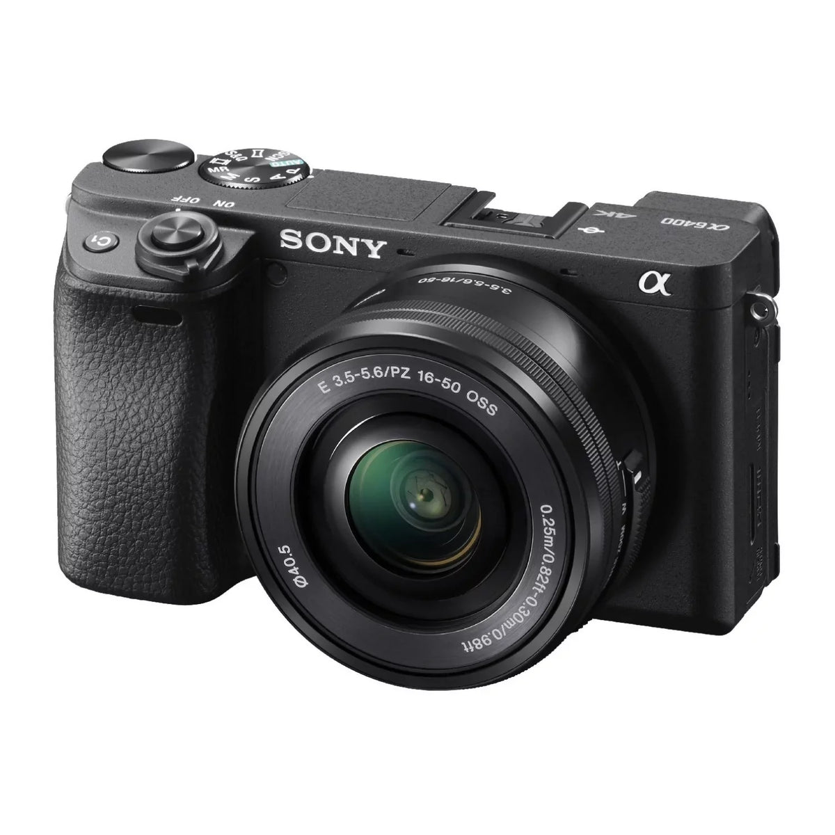 Mirrorless Bundle 16-50mm Camera Digital Holiday with (Black) Sony ILCE6400L/B