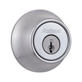 Home Cylinder Deadbolt, Each 96600-667 Mobile Kwikset Satin Chrome, Single
