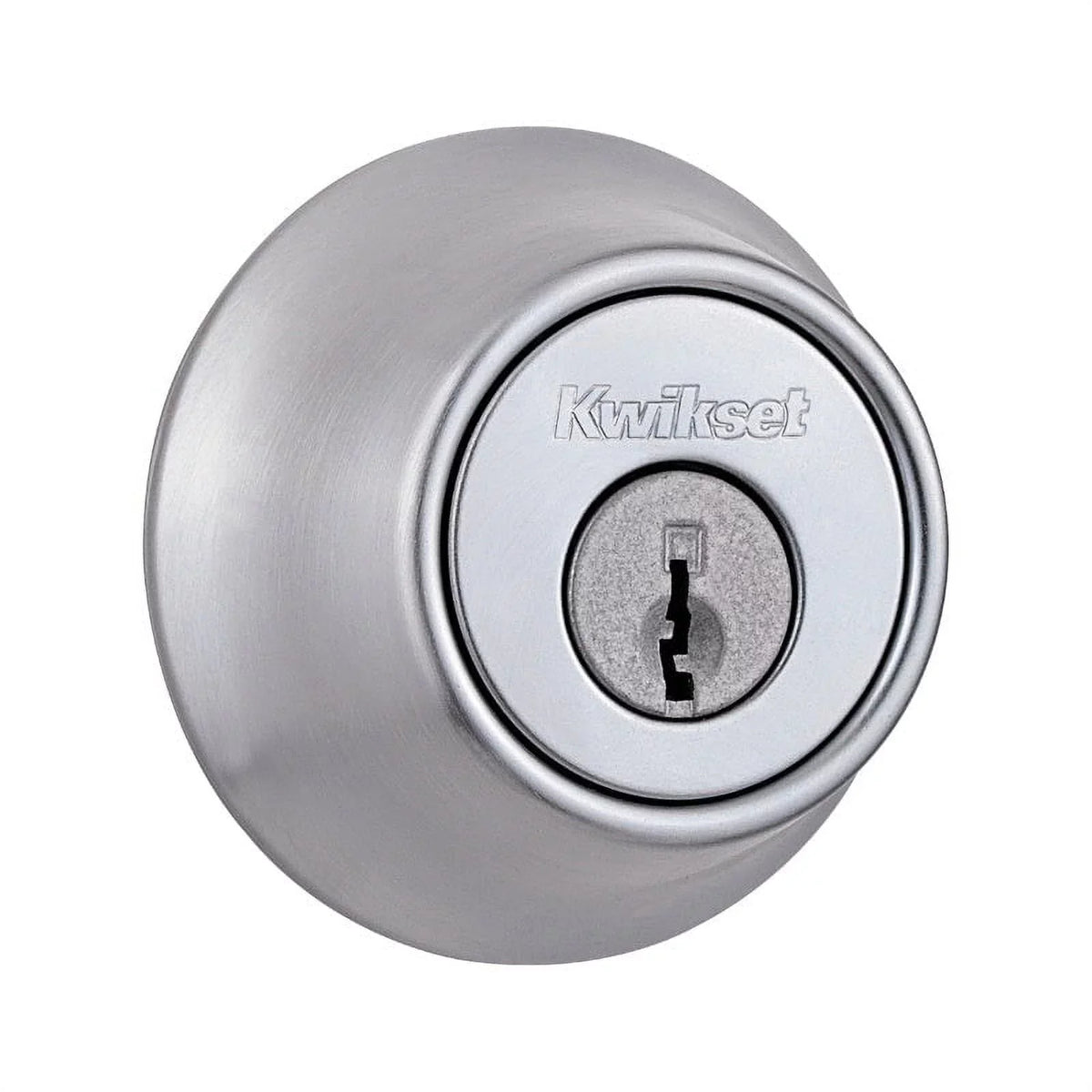 Home Cylinder Deadbolt, Each 96600-667 Mobile Kwikset Satin Chrome, Single