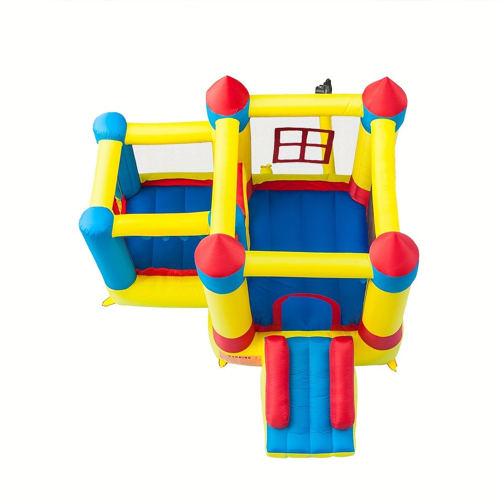 Castle Pit Ball Thick House Castle Bounce 3.2*3*2.5m Multicolor Jumper canvas DFSDFGF32 Play air-filled 420D fabric