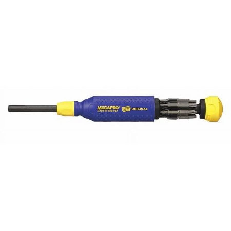 Multi-Bit MEGAPRO 151NAS-B Screwdriver,15-in-1,8-1/2"