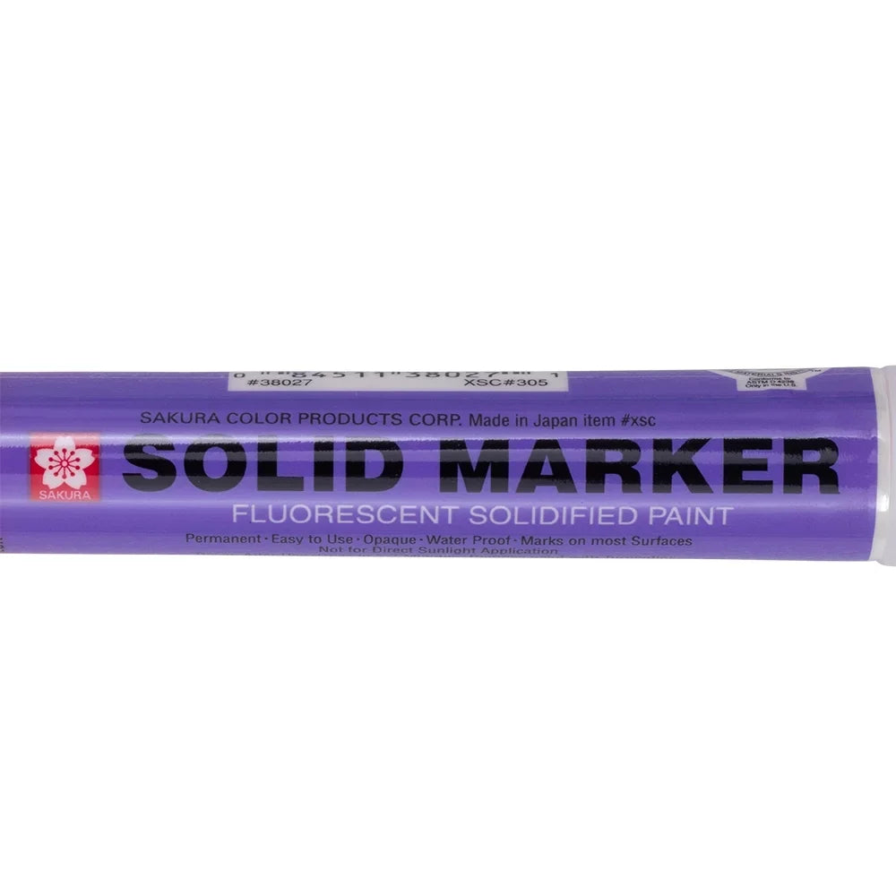 Fluorescent Piece Dozen Sakura Solid Dealer Markers coating & Indoor Twist 14F-392F Pink for Art 12 Set Car Outdoor Various Auto Up Surfaces