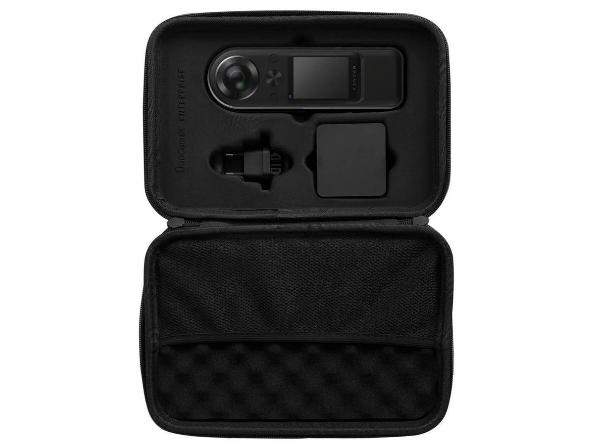 mountable 360������������������ 20.0 - MP - Wi-Fi - 8K black Kandao - - flash / fps QooCam 64 8K Enterprise GB - camera action - 30
