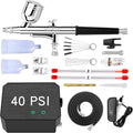 Cake Airbrush Craft 40PSI for with Gocheer Kit, Airbrush Upgraded Makeup Multi-Purpose Art Tattoo Decor Set Compressor Dual-Action