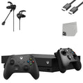 New) Like Xbox (Refurbished: Gaming Controller BOLT Console Microphone Pre-Owned + X G9 One 2 Black With Bundle With Earbuds AXTION 1TB