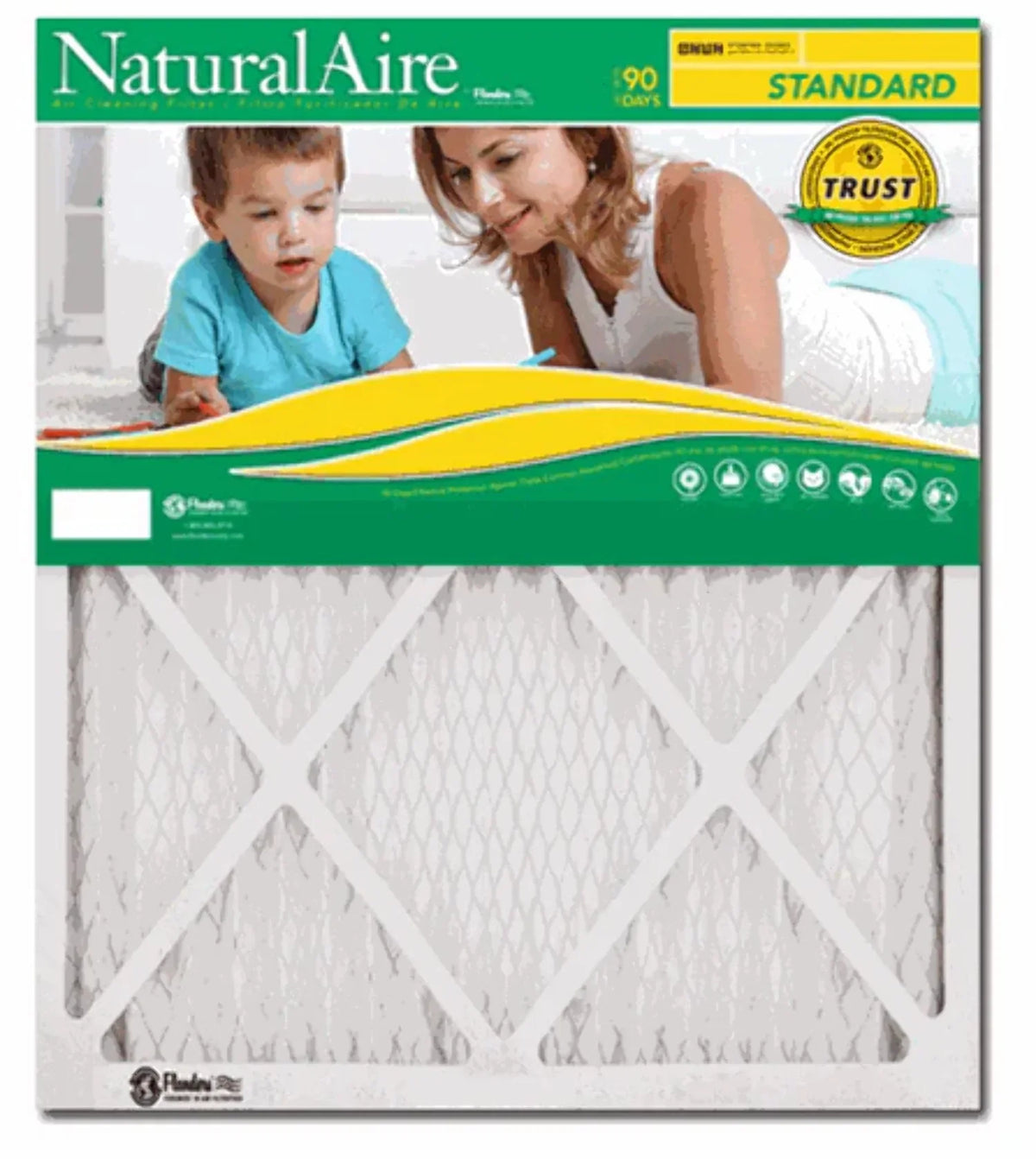 of NaturalAire 4314720 8 in. 12 - x 1 36 Pleated MERV Air x Precisionaire Filter Flanders 10 Pack