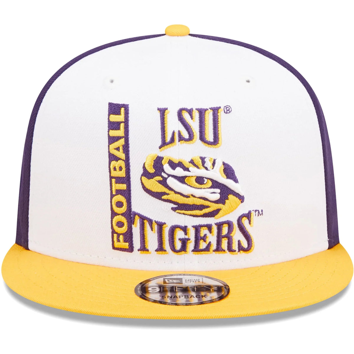 Retro - Hat Sport Era New Snapback 9FIFTY Tigers LSU OSFA White/Purple Men's