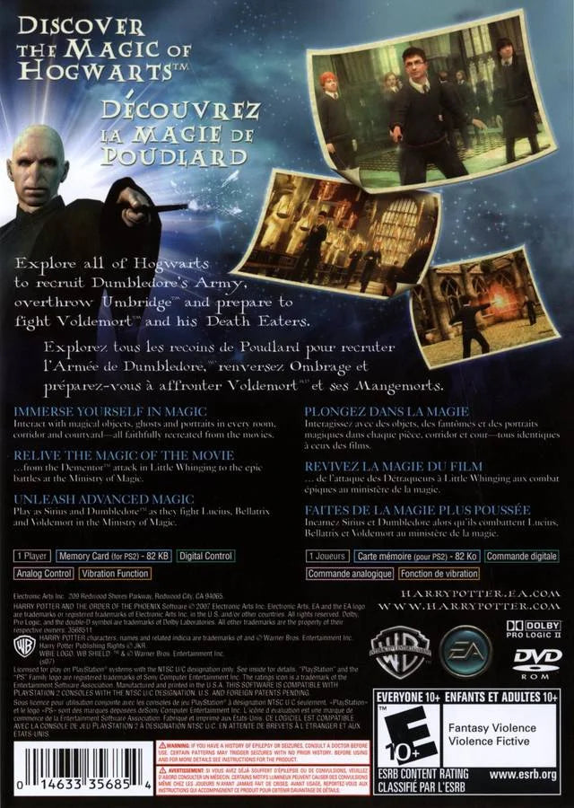 Phoenix the 2 and Harry Potter Order the of PlayStation -