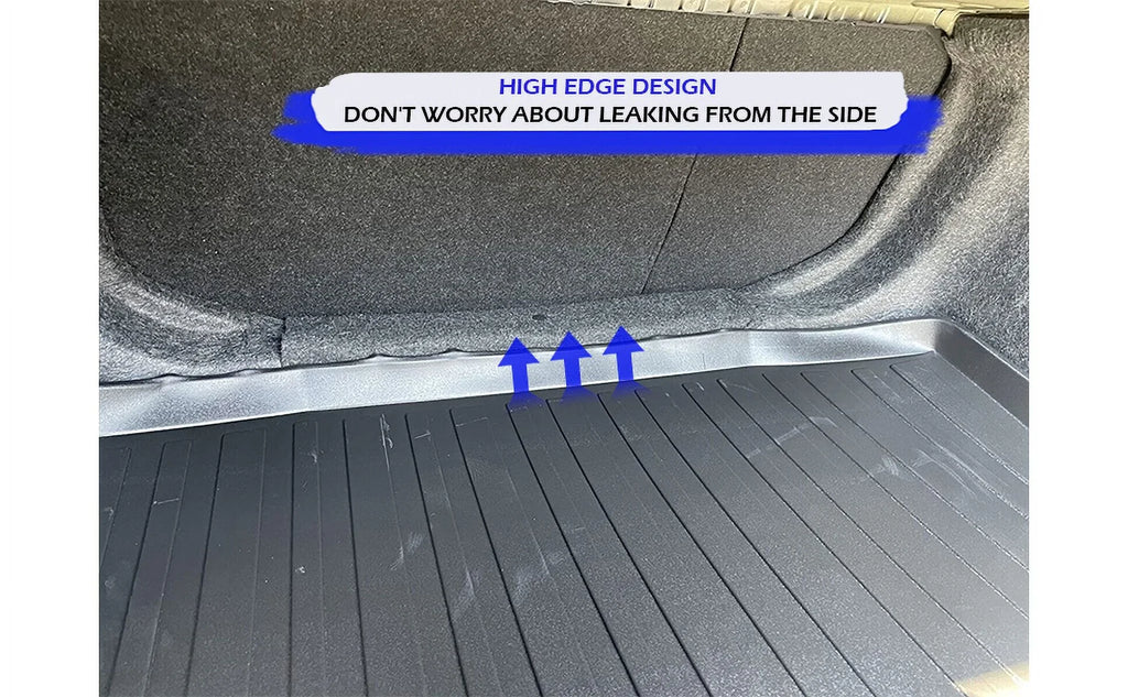 to Raised for Mats EA Liner Honda for – – EACCESSORIES – Mat with Trunk Rubber 2016-2021 Mat Cars Install – Easy – Design Trunk Laser Sedan Civic Weather-Resistant Lip Pre-Cut Trunk Cargo Car Non-Slip