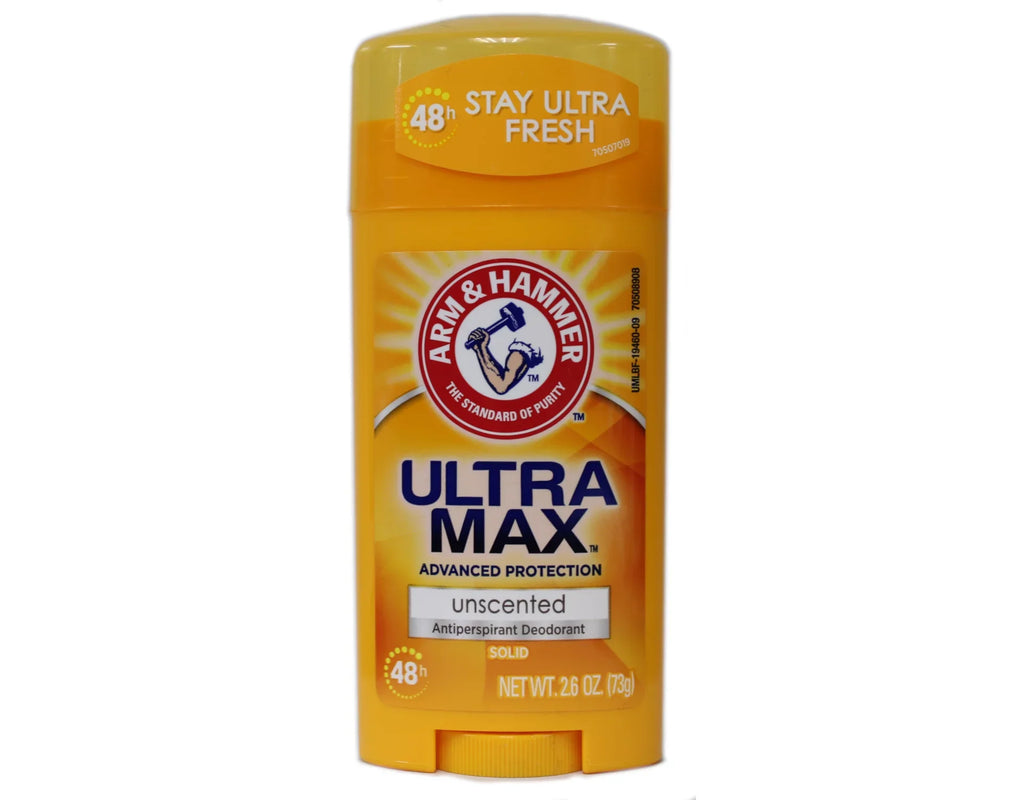 HAMMER (Pack ARM 6) of Deodorant Anti-Perspirant & 2.60 Solid Unscented oz ULTRAMAX