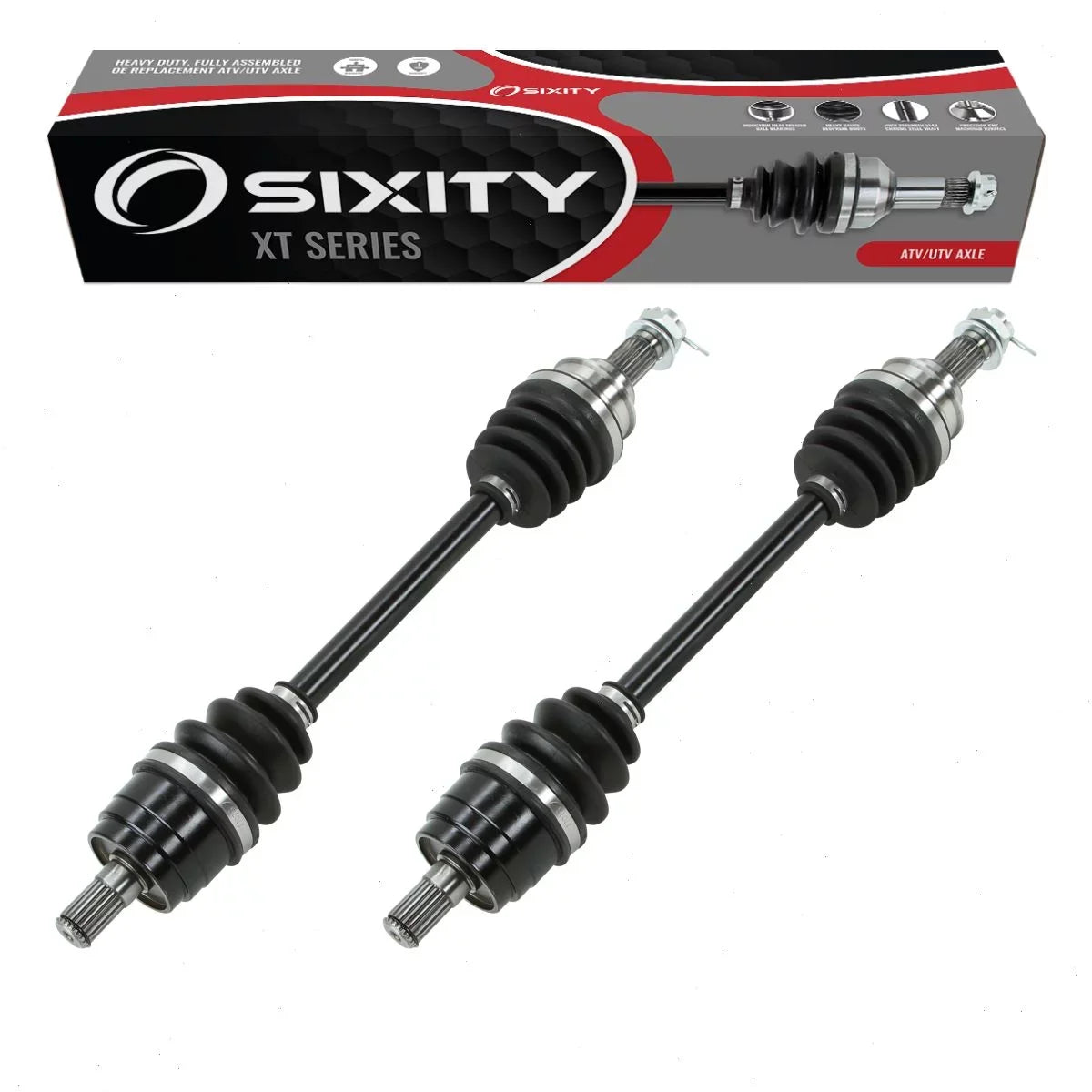 CV 2011 Right & Rear Honda 2008 with Pair Axles 2013 2012 2014 compatible Sixity 2007 2006 Left 2009 2016 TRX680 XT 2005 2015 TRX650 Rincon 2010